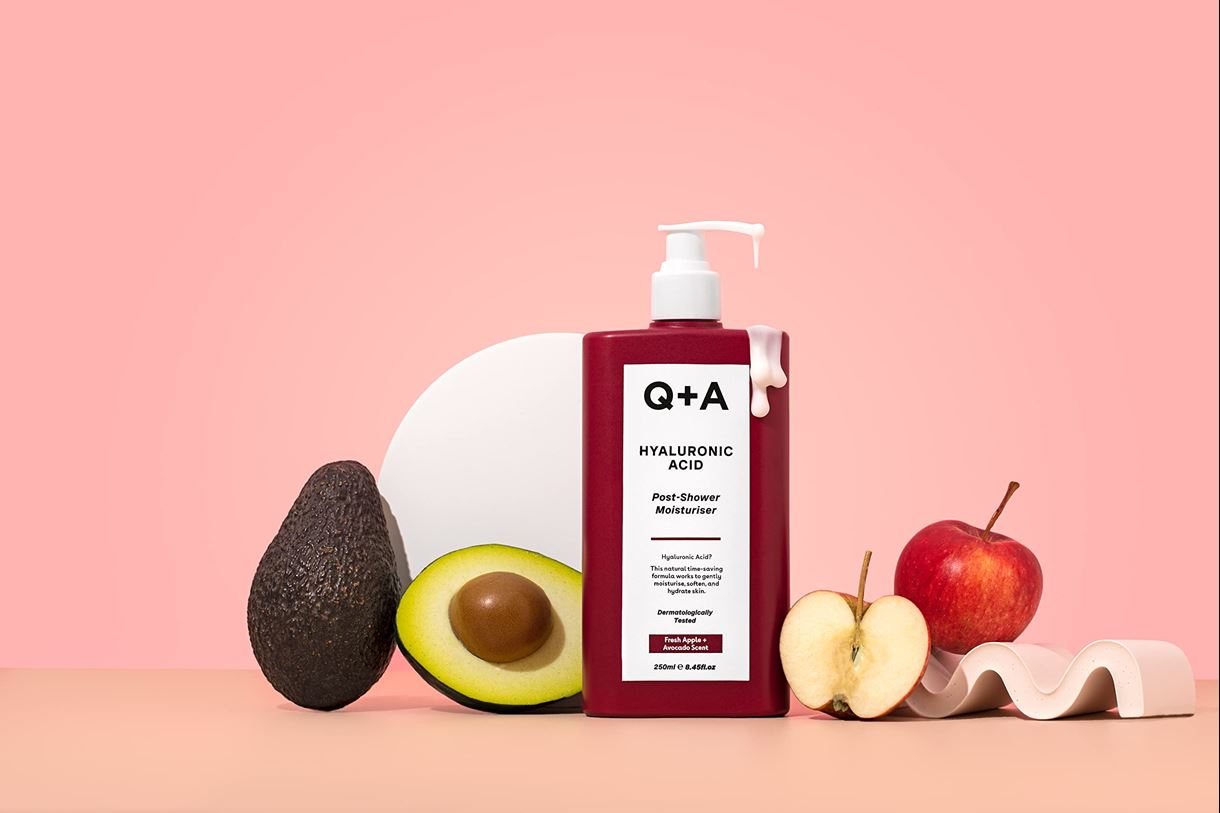 Зволожувальний крем після душу з гіалуроновою кислотою Q+A Hyaluronic Acid Post-Shower Moisturiser