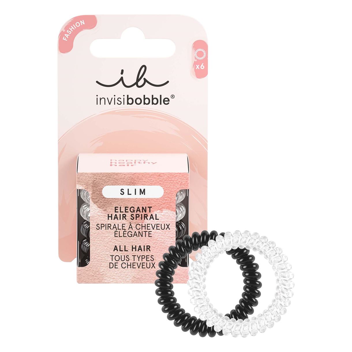 Invisibobble Slim Day And Night-Резинка-браслет для волосся, 6 шт