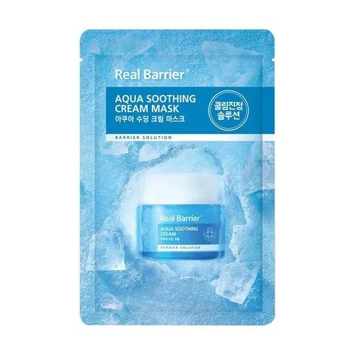 Охолоджувальна тканинна маска для обличчя Real Barrier Aqua Soothing Gel Cream Mask з заспокійливою дією, 30 мл