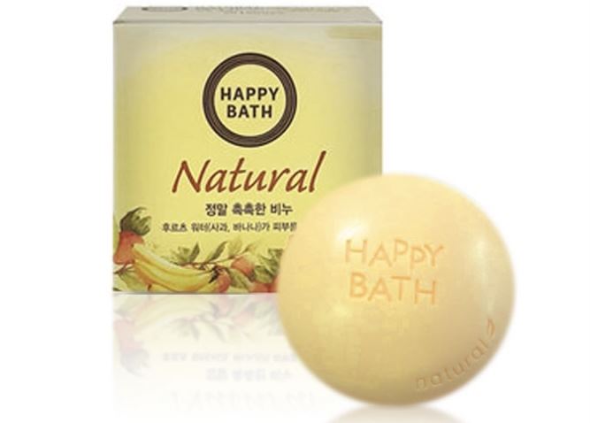 ТВЕРДОЕ МЫЛО HAPPY BATH MOISTURE FRUIT WATER SOAP 100Г