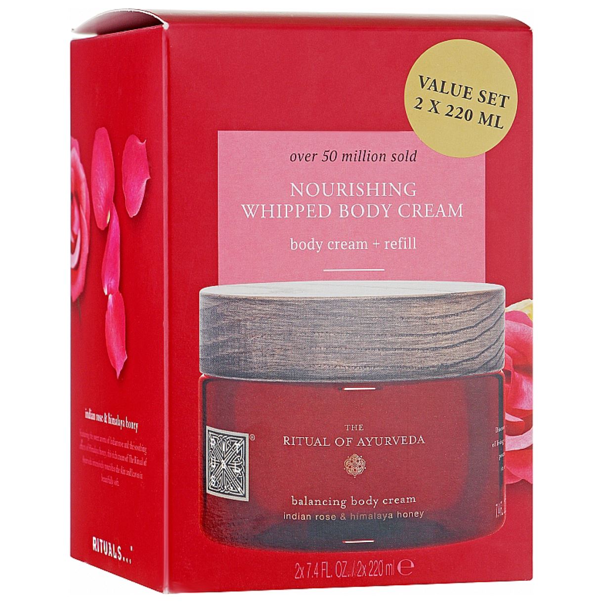 Набір для тіла Rituals The Ritual of Ayurveda (b/cr/220ml + refill/b/cr/220ml)