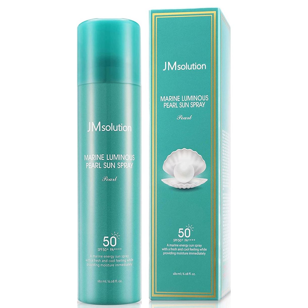 Сонцезахисний спрей для обличчя JMsolution Marine Luminous Pearl Sun Spray Pearl SPF50+ PA++++