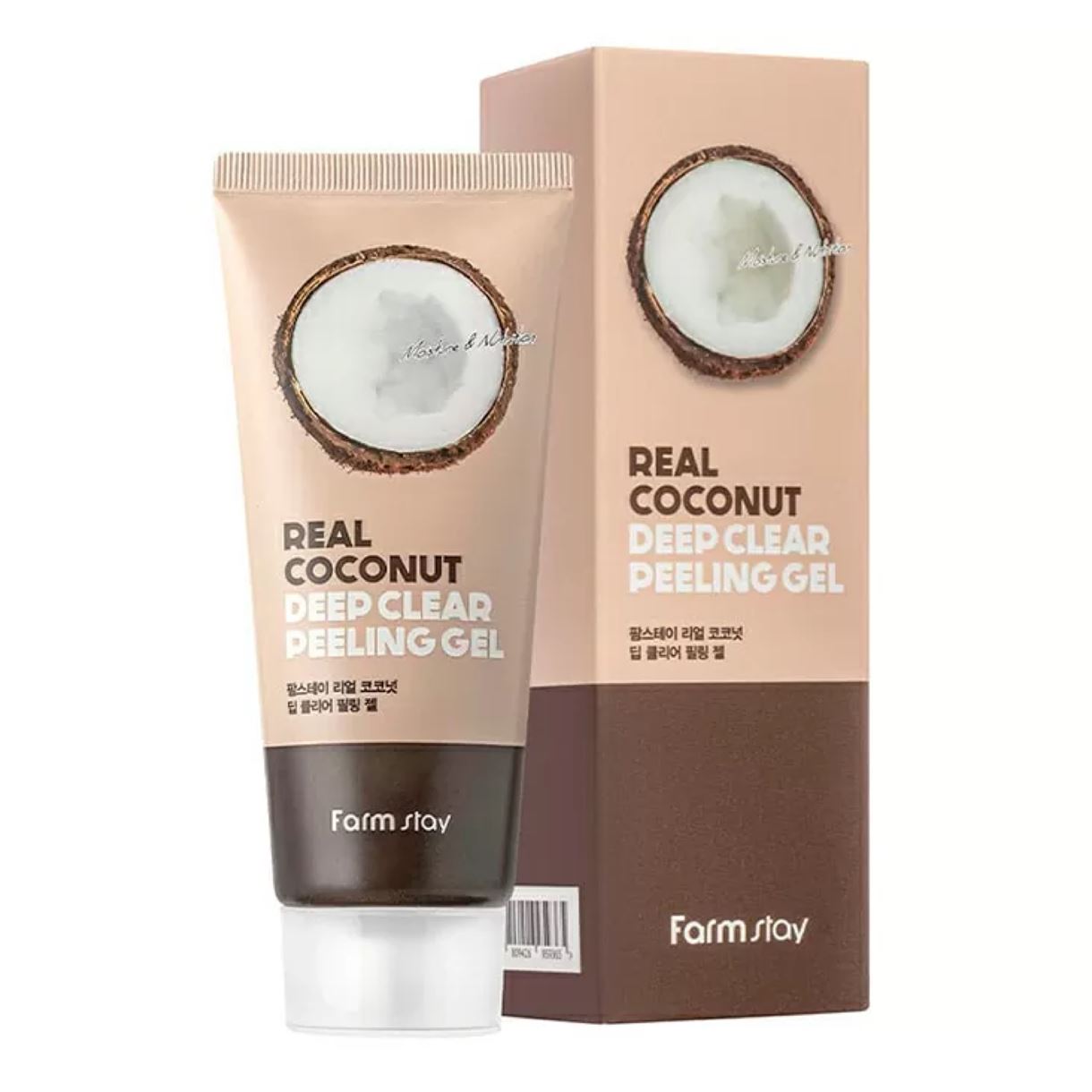 Пілінг-скатка з кокосовою олією Farm Stay Real Coconut Deep Clear Peeling Gel, 100ml
