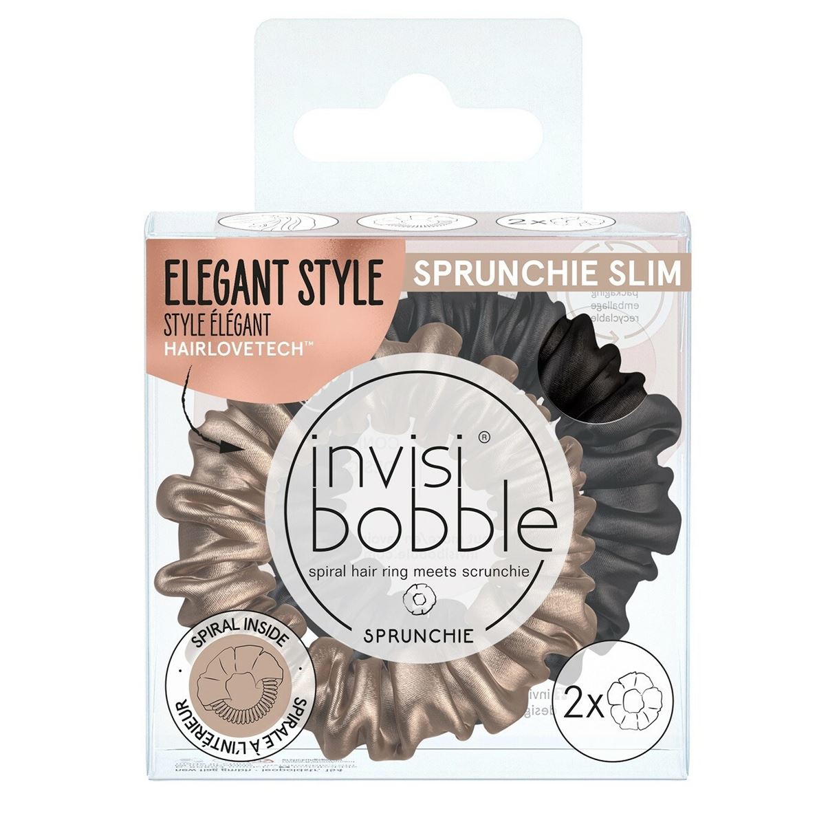 Резинки для волосся Invisibobble Sprunchie Slim True Golden (slim and elegant hair band)
