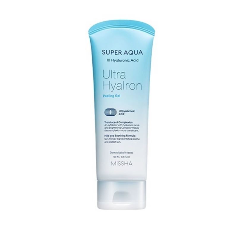 Пілінг-скатка з гіалуроновою кислотою MISSHA, Super Aqua Ultra Hyalron Peeling Gel, 100 мл