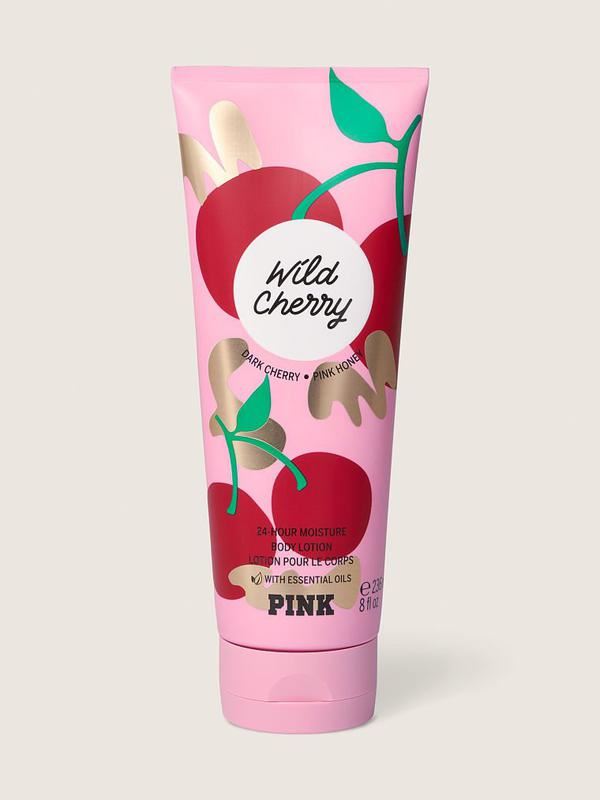 Лосьйон для тіла Victoria's Secret pink - wild cherry FRAGRANCE LOTION