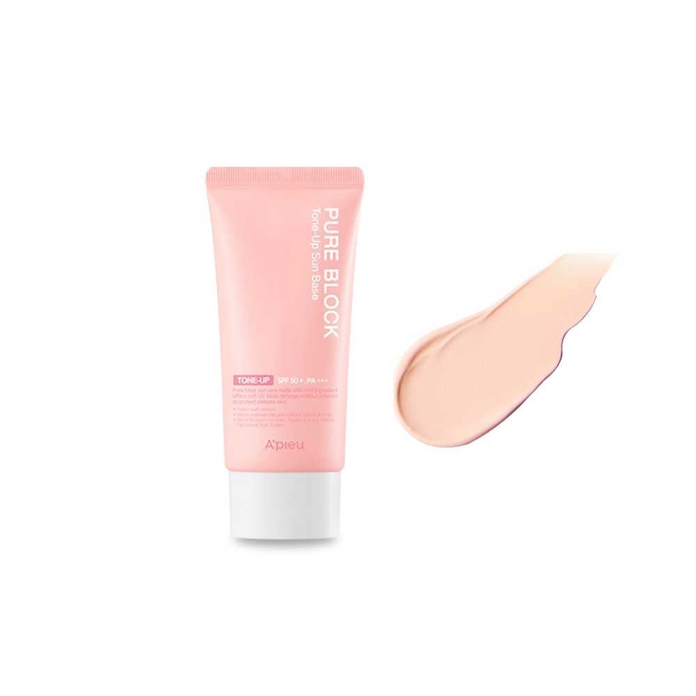 A'pieu Pure Block Tone Up Sun Base SPF50+ PA+++ Сонцезахисна база під макіяж