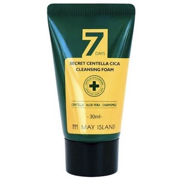 Пінка для вмивання May Island 7 Days Secret Centella Cica Cleansing Foam  30 ml