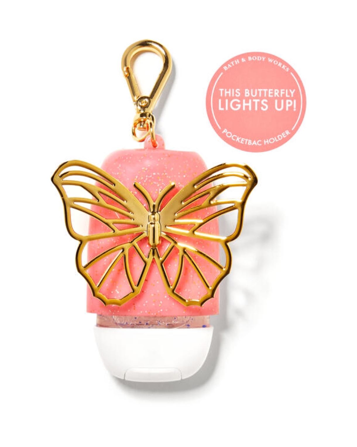 Холдер для санітайзера Bath and body works - BUTTERFLY Light-Up PocketBac Holder