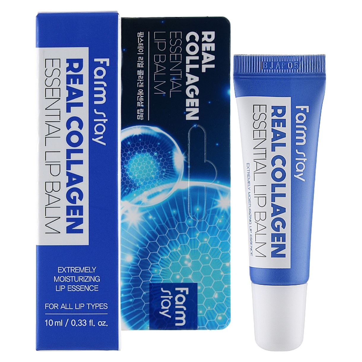 Бальзам для губ з колагеном Q 10 Farm Stay - Real Collagen Essential Lip Balm