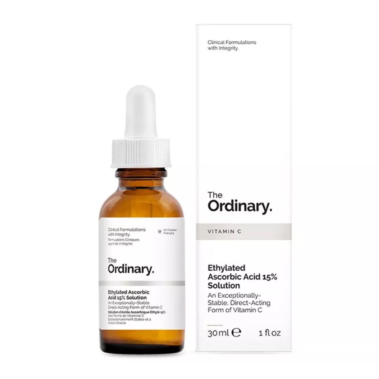 Сироватка з 15% розчином аскорбінової кислоти The Ordinary - Ethylated Ascorbic Acid 15% Solution - 30ml