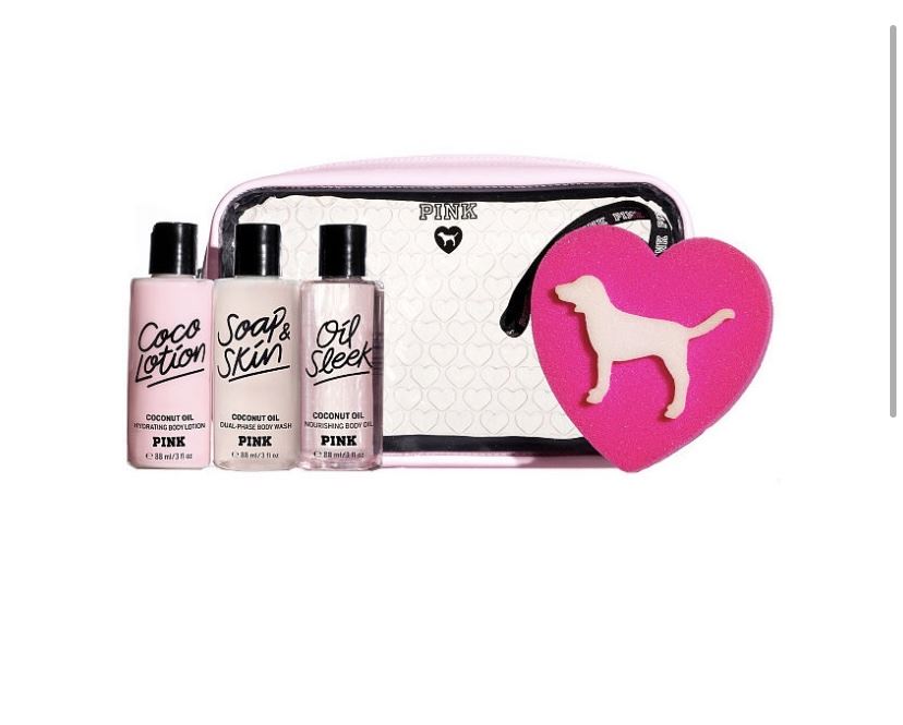 Набор Victoria's Secret PINK Coconut Oil Body Care Gift Set