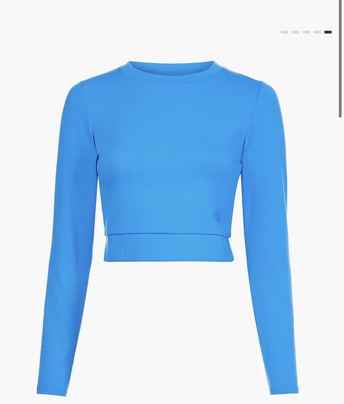 Укорочений світшот Calvin KleinONE  Recycled Cropped Sweatshirt
