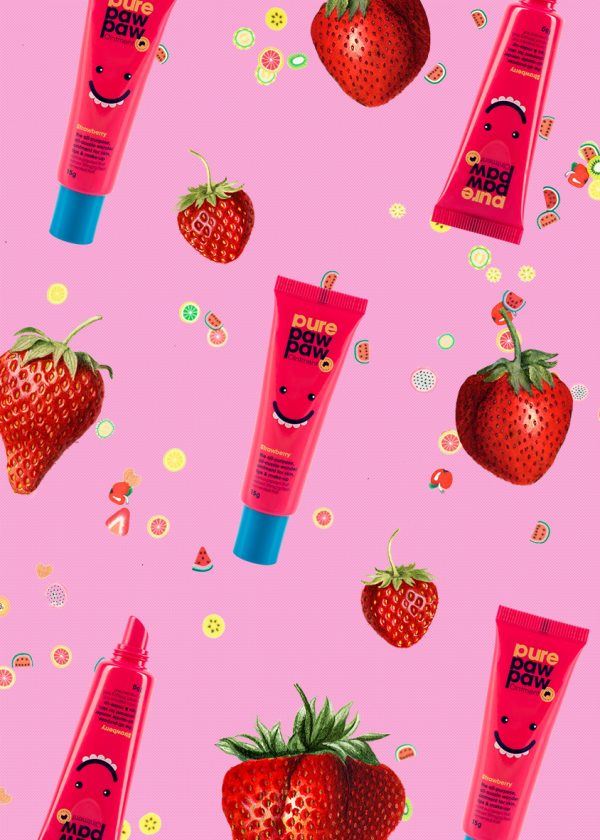 Бальзам для губ Pure Paw Paw Ointment - Strawberry