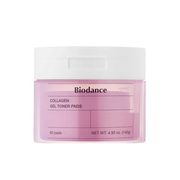 Зміцнювальні колагенові педи для обличчя Collagen Gel Toner Pads, Biodance