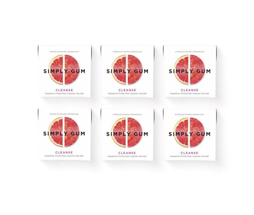 Simply Gum, жувальна резинка, Натуральний грейпфрут  , 15 шт