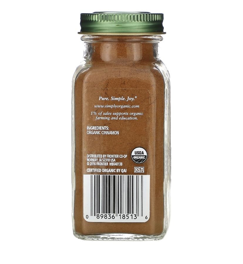 Кориця Simply Organic 69г.