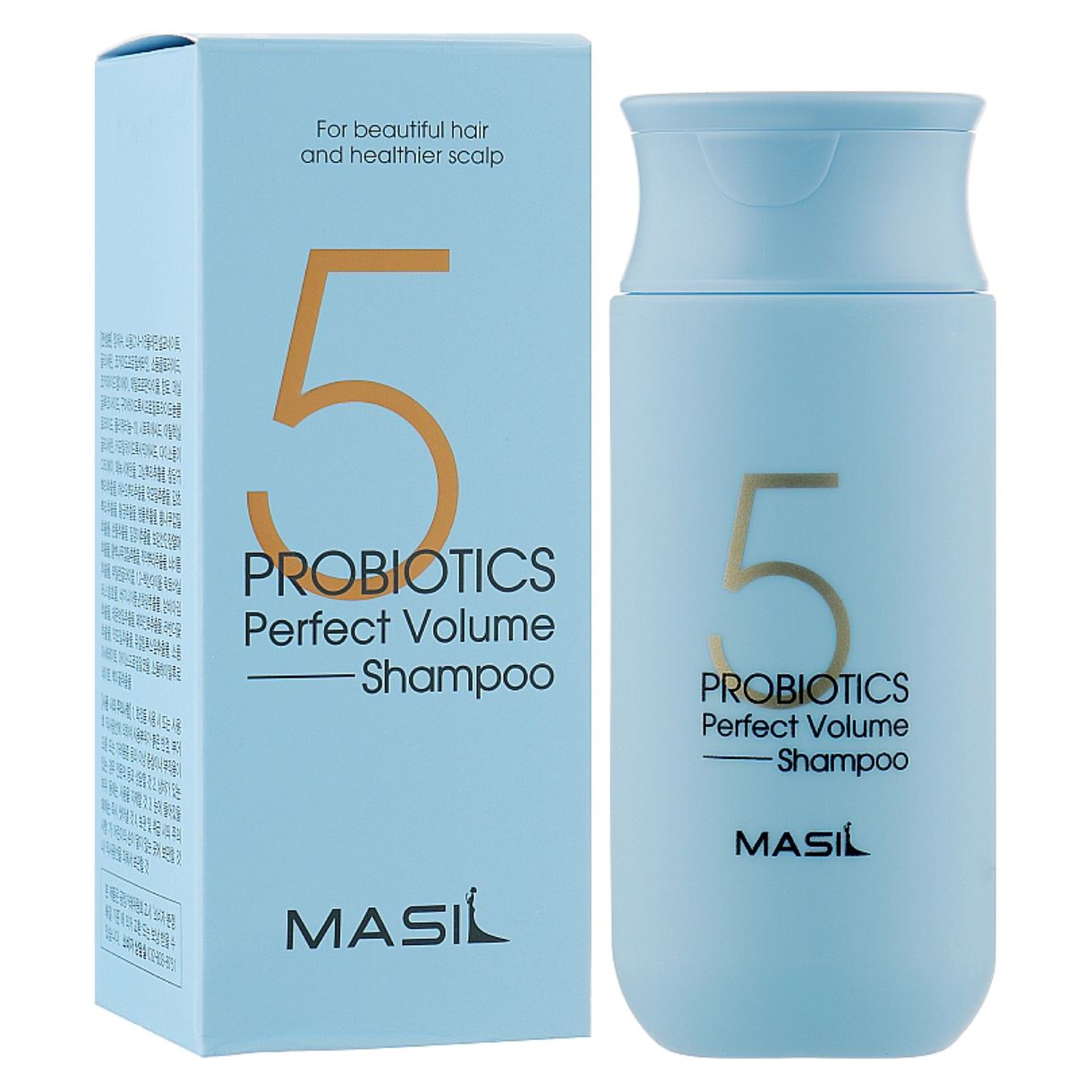 Шампунь з пробіотиками для ідеального об'єму волосся Masil 5 Probiotics Perfect Volume Shampoo