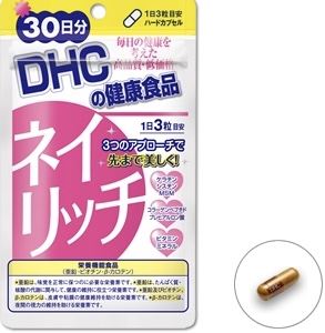 Японські Вітаміни DHC Міцні нігті Nail rich 90 шт 30 днів