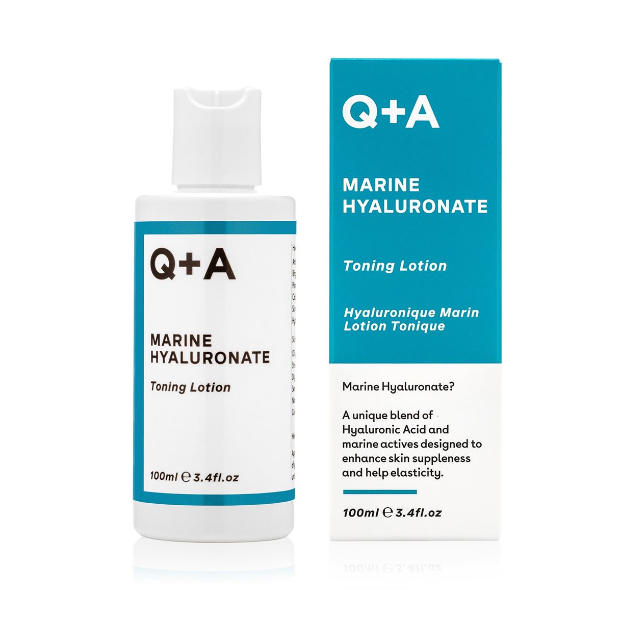 Тонізуючий Лосьйон із Гіалуроновою Кислотою Q + A Marine Hyaluronate Toning Lotion 100 мл