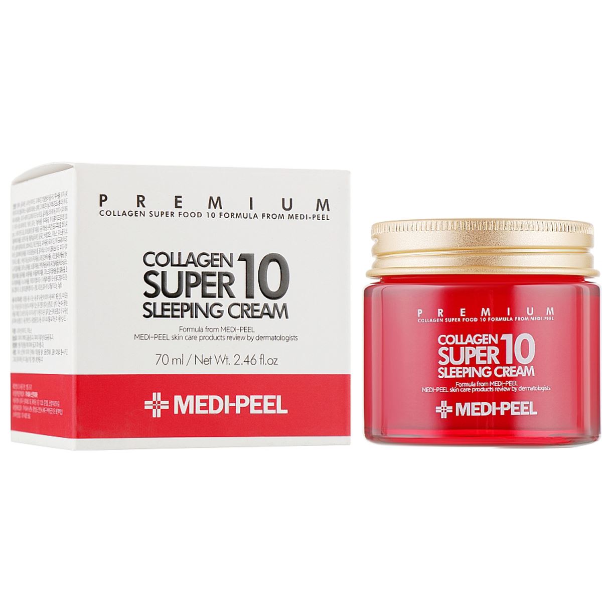 Омолоджувальний нічний крем для обличчя з колагеном Medi-Peel Collagen Super10 Sleeping Cream