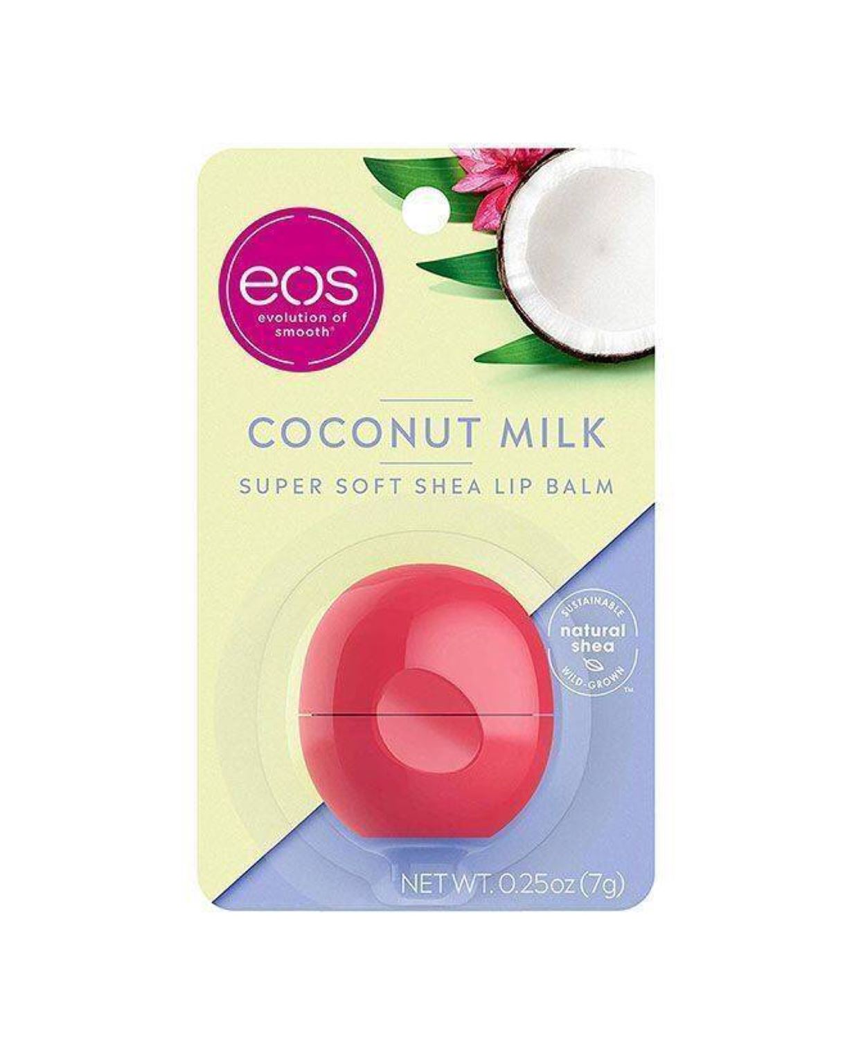 Бальзам для губ EOS - super soft Shea Lip Balm Coconut Milk