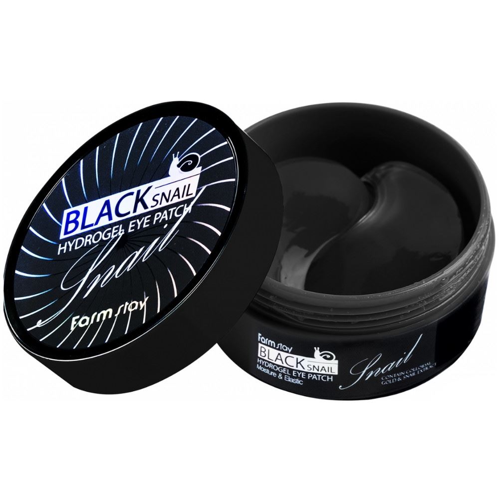Гідрогелеві патчі з муцином равлика FarmStay - Black Snail Hydrogel Eye Patch