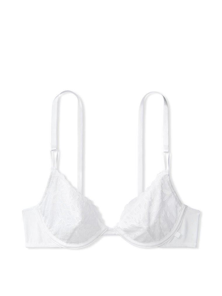 Бюст Victoria’s Secret  Sexy Tee Unlined Cotton Demi Bra White