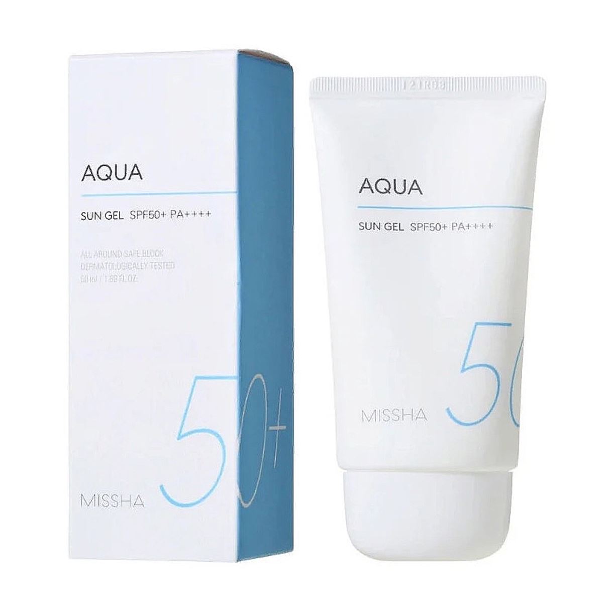 Сонцезахисний гель Missha - All-Around Safe Block Aqua Sun Gel SPF50+/PA++++ (50ml)