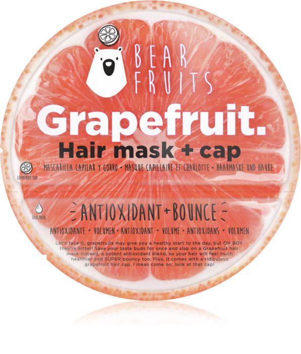 Маска для об‘єму та сили волосся Bear Fruits - grapefruit