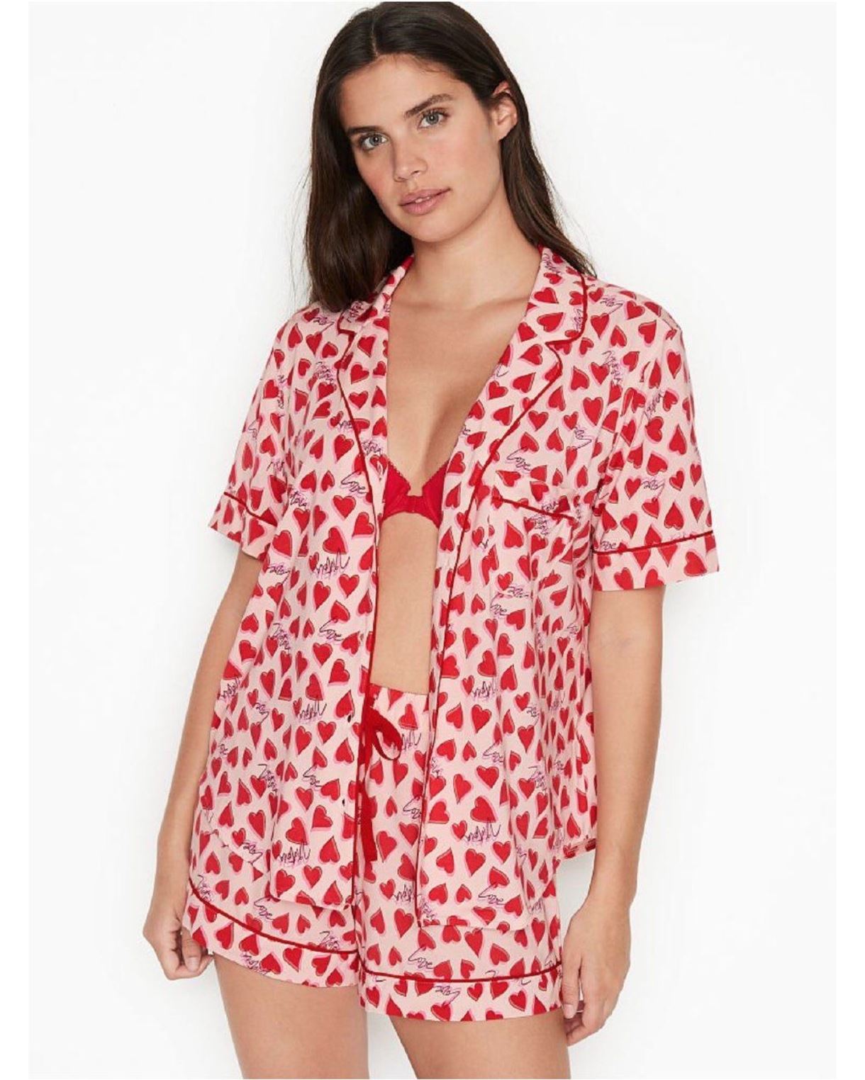 Фланелева Піжама VICTORIA’S SECRET FLANNEL BOXER PJ