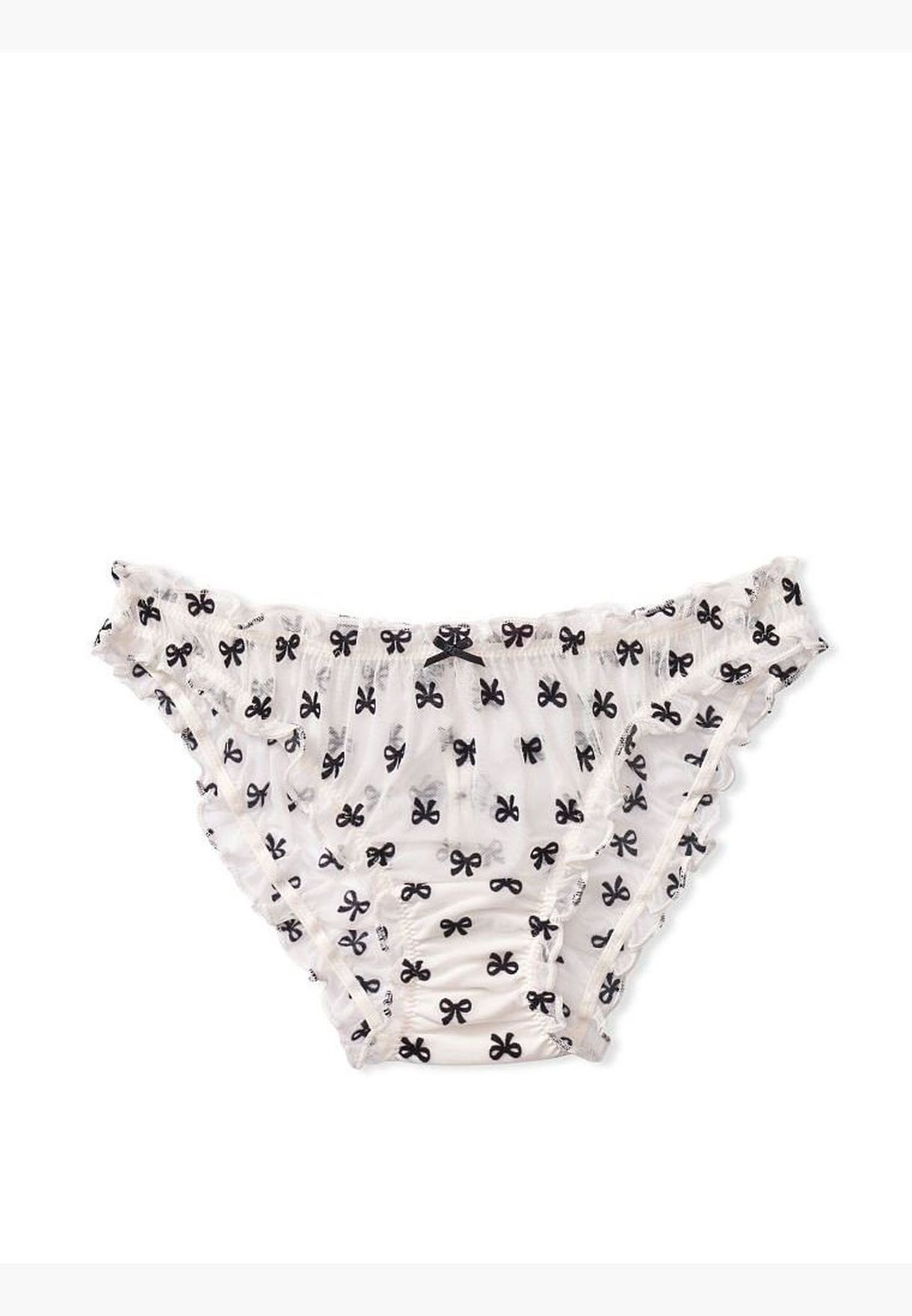 Трусики Victoria's Secret - Ruffle Mesh Cheekini Panty