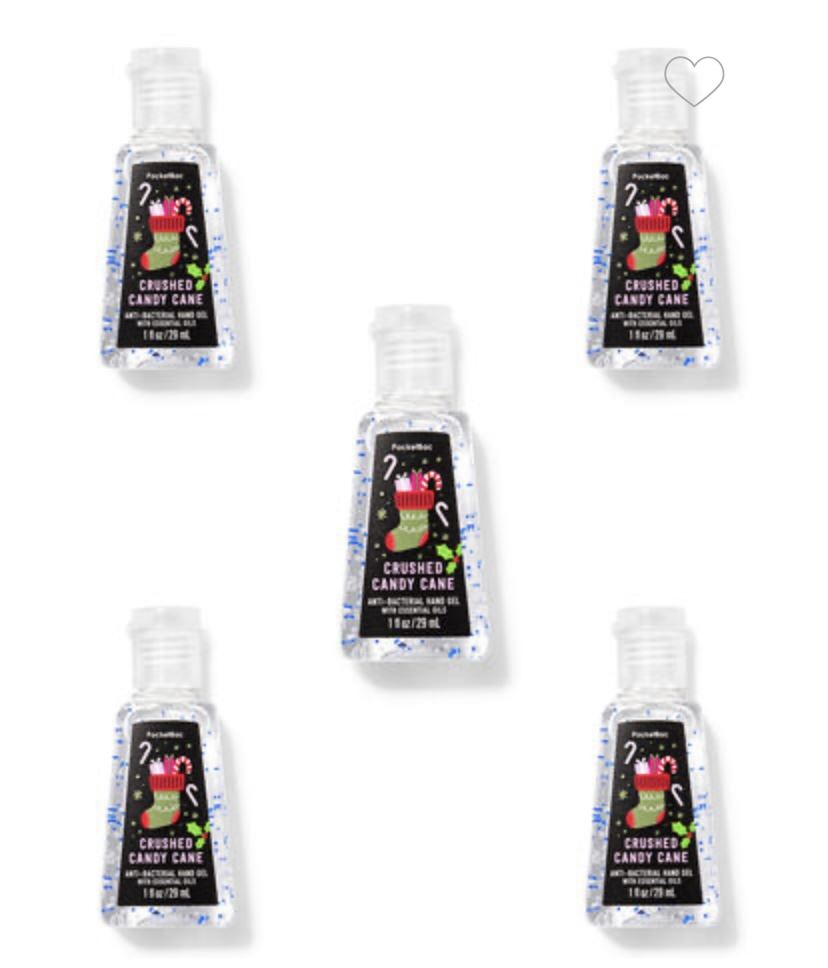 Антибактериальный гель для рук Bath&body works CRUSHED CANDY CANE