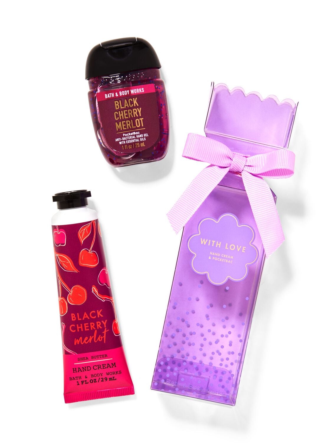 Подарочный набор Bath and body works: Black cherry merlot