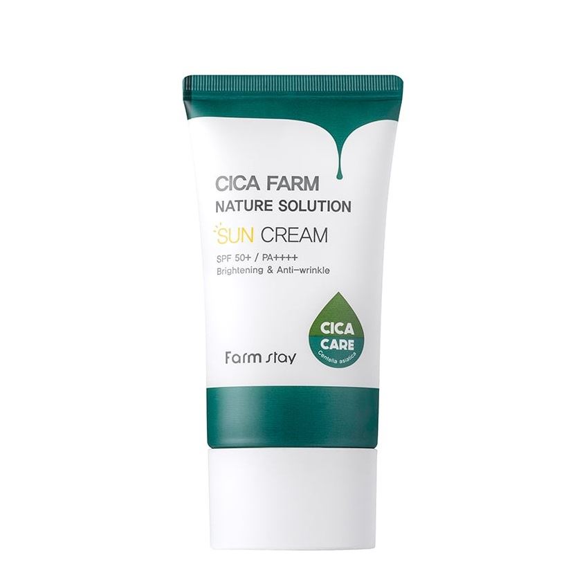 Сонцезахисний крем Farm Stay Cica Farm Nature Solution Sun Cream SPF50+ PA++++ 50 g