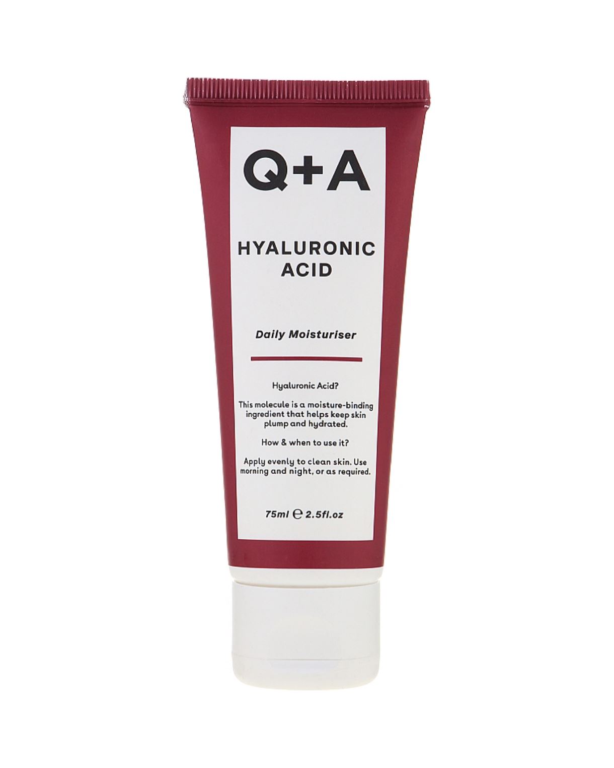 Зволожуючий крем для обличчя з гіалуроновою кислотою Q+A - Hyaluronic Acid Daily Moisturiser