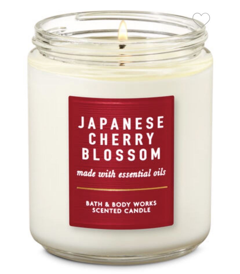 Средняя Свеча Bath&body works Japanese cherry blossom