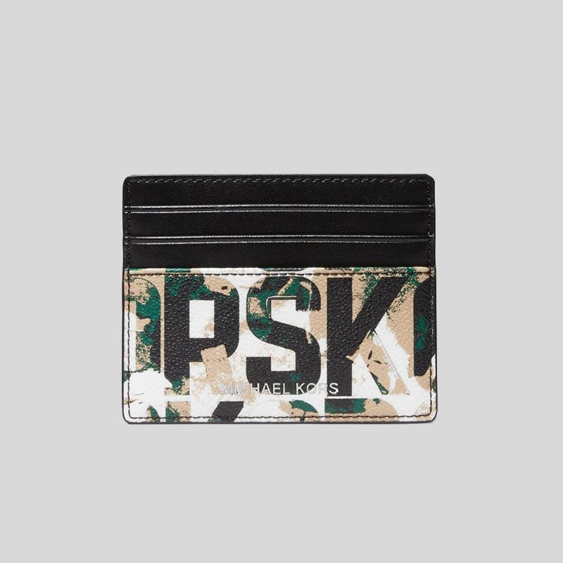 Кардхолдер Michael Kors - Cooper Graphic Logo Tall Card Case Bright White