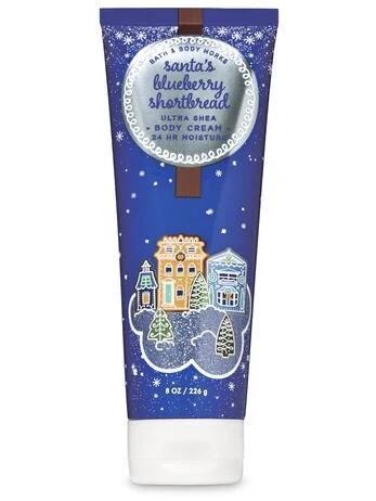Крем для тіла Bath&body works Santa’s blueberry shortbread