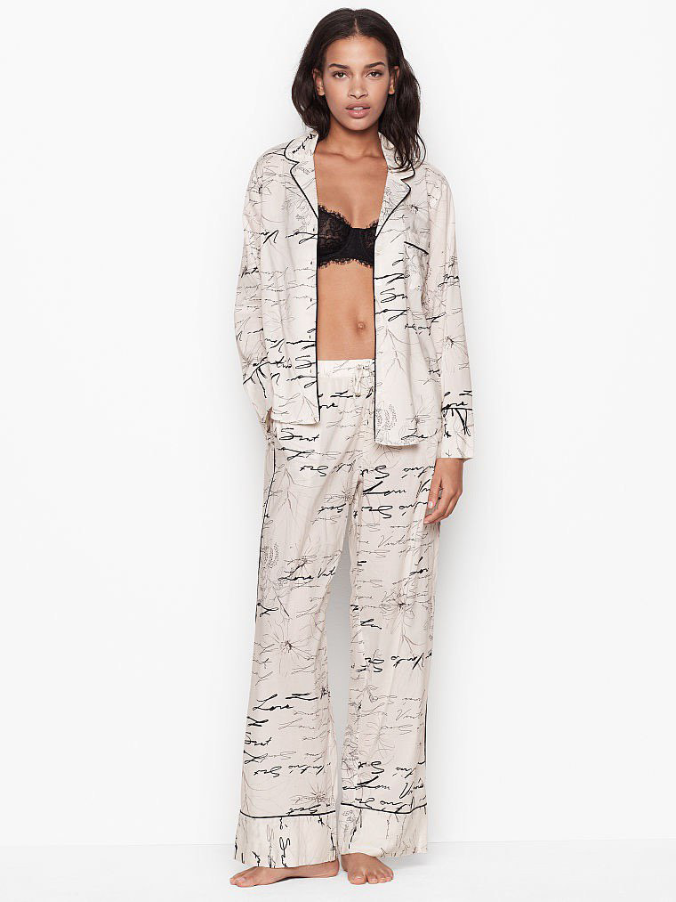 Фланелева Піжама VICTORIA'S SECRET FLANNEL LONG PJ SET