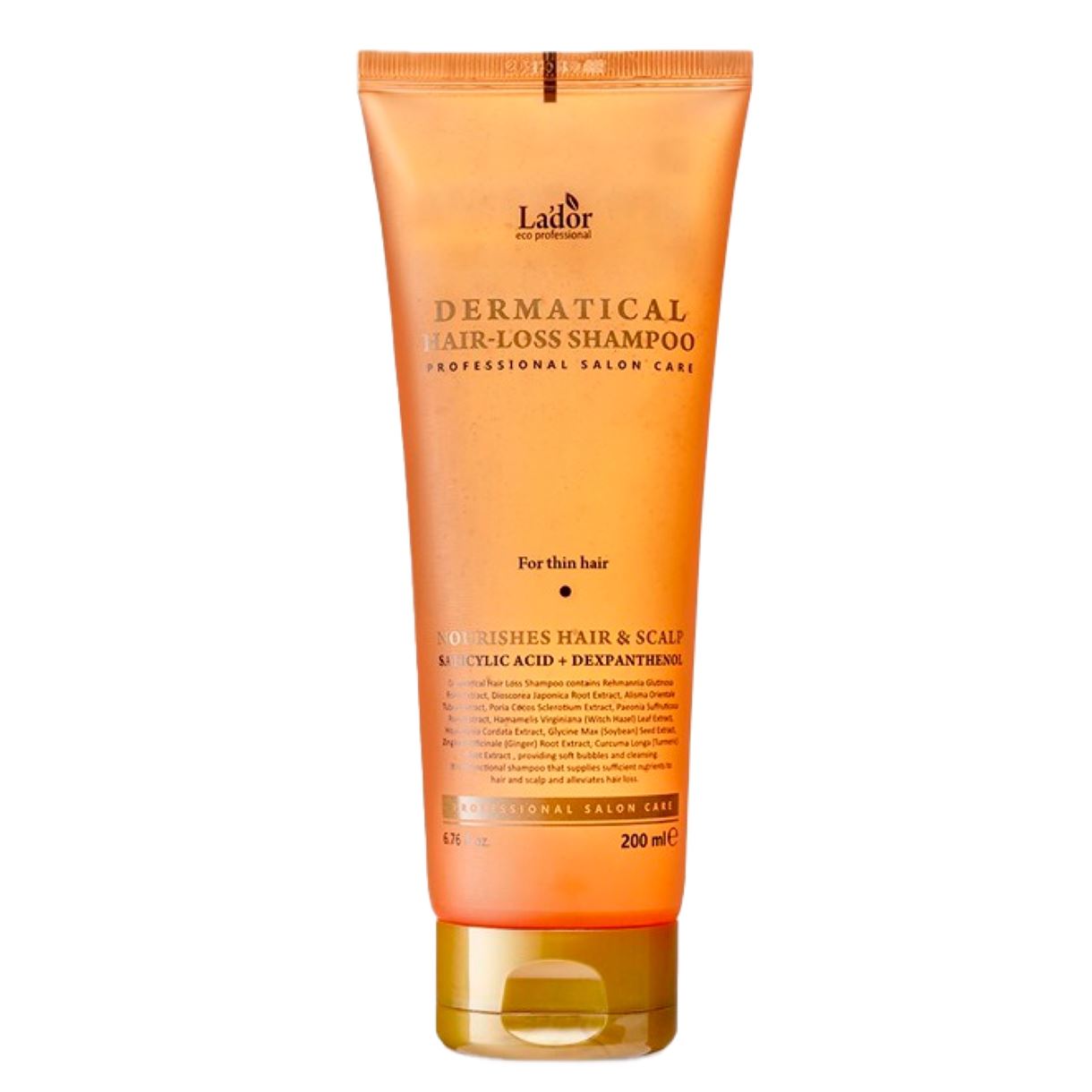 Шампунь проти випадіння (для тонкого волосся) Lador Dermatical Hair-Loss Shampoo For Thin Hair (200ml) La'dor
