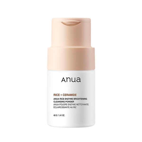 Ензимна пудра з рисовим екстрактом Anua Rice Enzyme Brightening Cleansing Powder, 40g