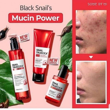 Набір мініатюр відновлюючих засобів з муцином равлика Some By Mi Snail Truecica Miracle Repair Starter Kit(f/gel/30ml + f/toner/30ml + f/ser/10ml + f/cr/20ml)