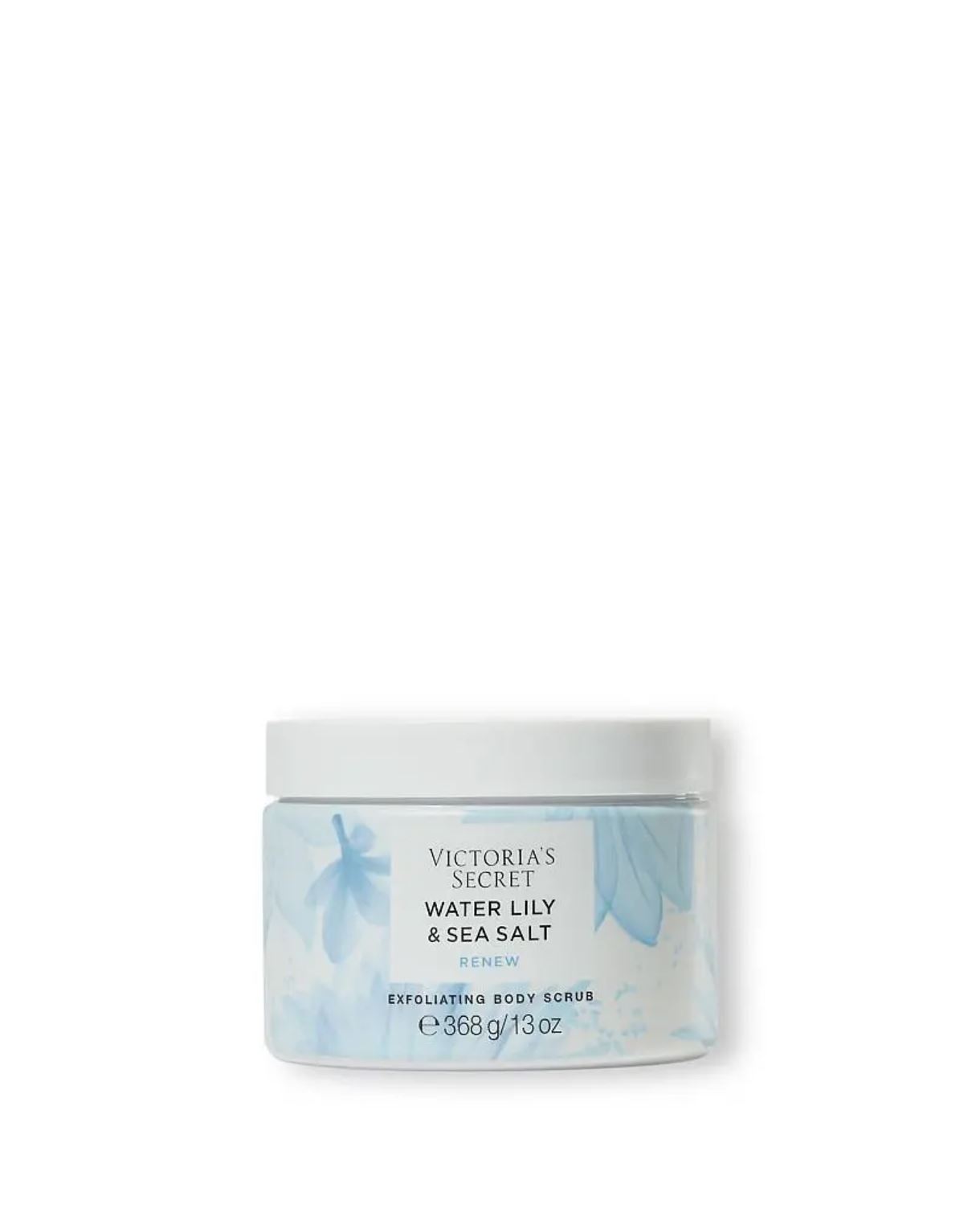 Скраб для Тіла Victoria's Secret Natural Beauty WATER LILY SEA SALT BODY SCRUB 368g