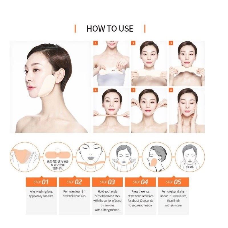 Маска коригуюча овал обличчя About Me Medianswer Collagen Lift Up Band