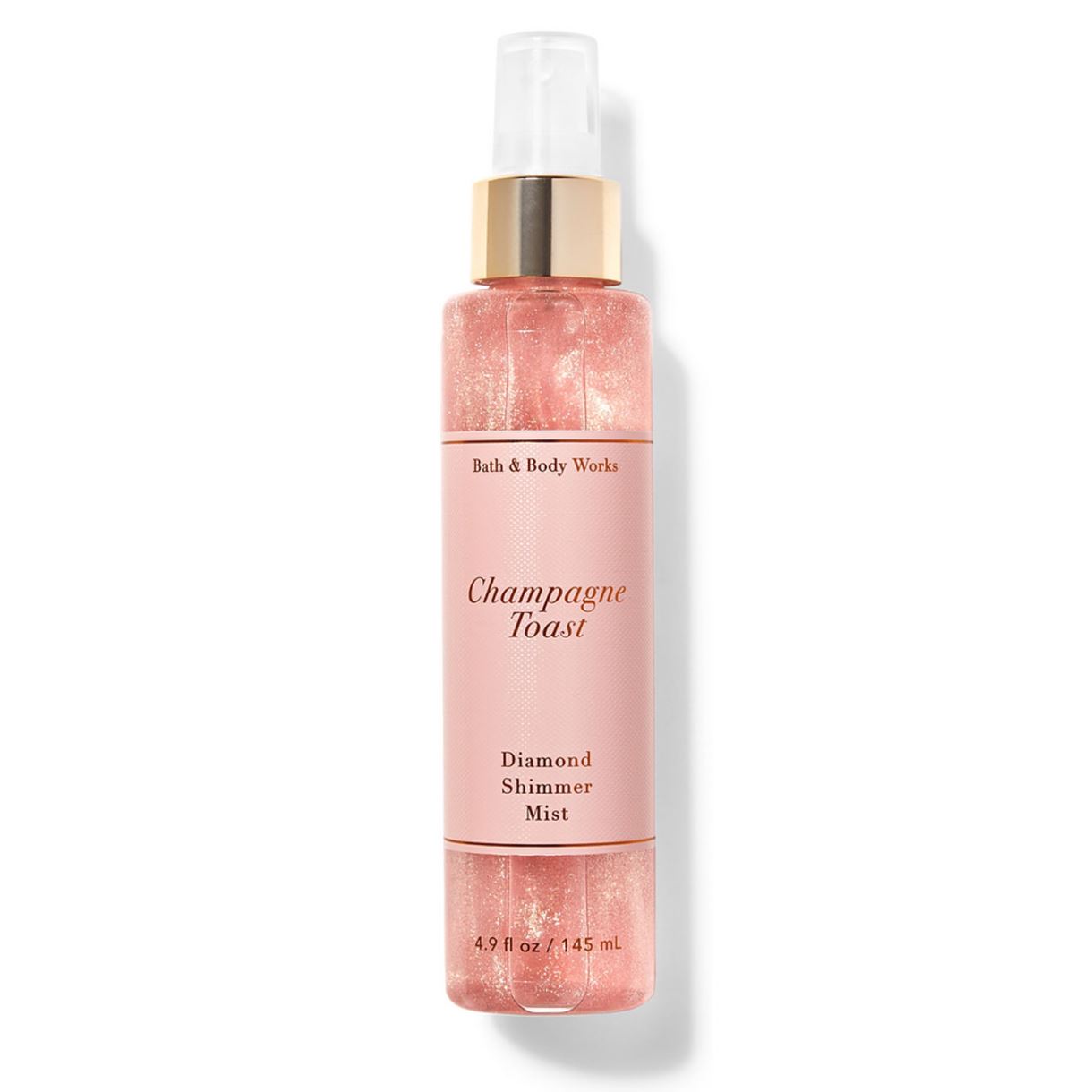 Міст для тіла з шиммером Bath and body works: CHAMPAGNE TOAST shimmer mist (146ml)