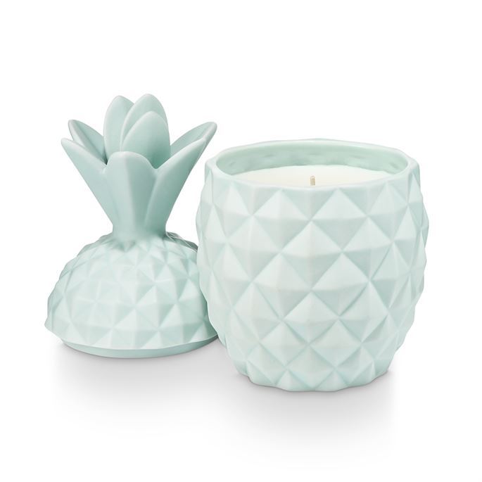 Illume Ceramic Pineapple Candle Sugared Blossom керамическая Свеча