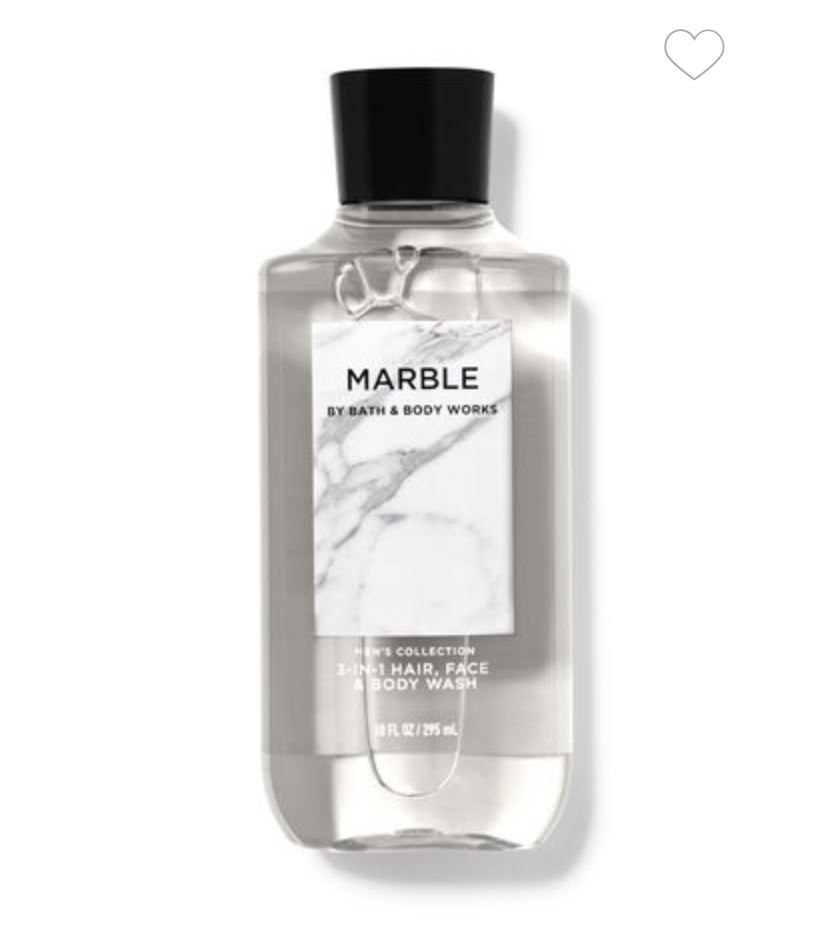 Чоловічий гель для душу/шампунь Bath&body works 3-in-1,face, hair ,body wash Marble