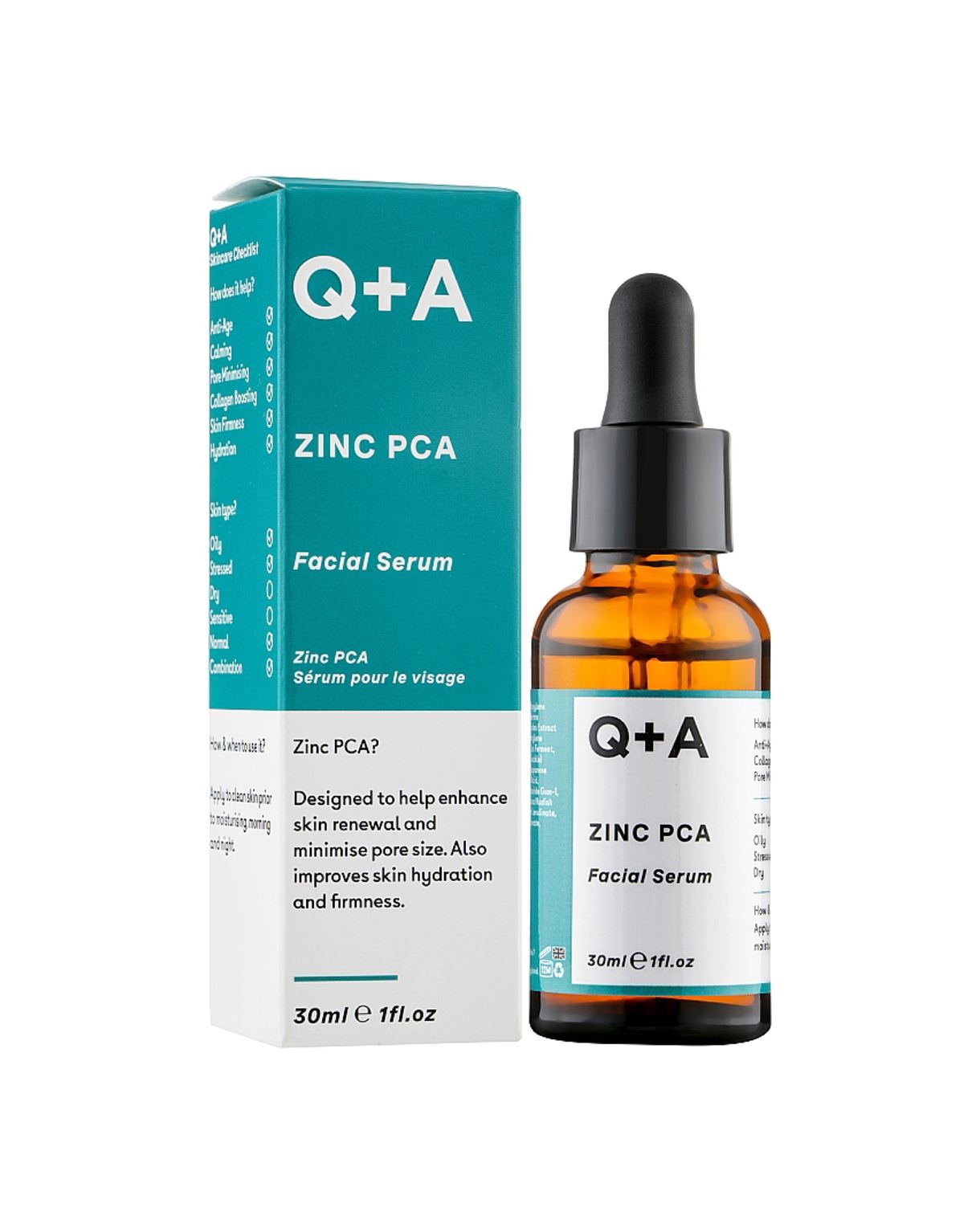 Сироватка для обличчя Q+A - Zinc PCA Facial Serum (30ml)
