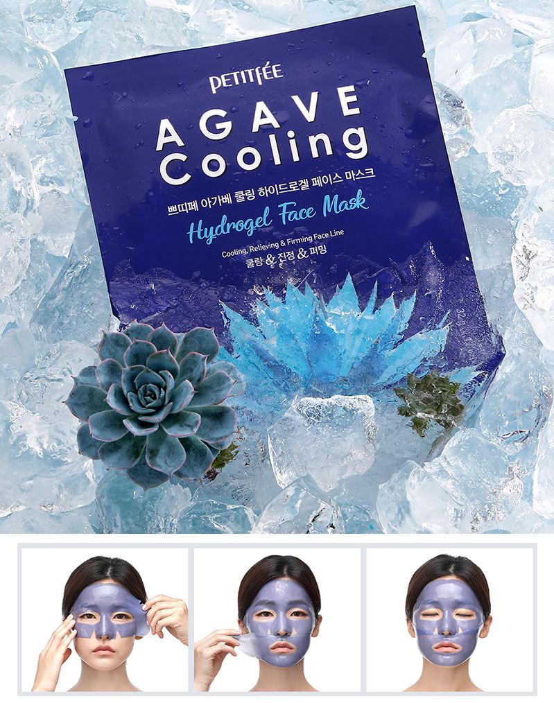 Гідрогелева Охолоджувальна Маска з Екстрактом Агави Petitfee Agave Cooling Hydrogel Face Mask